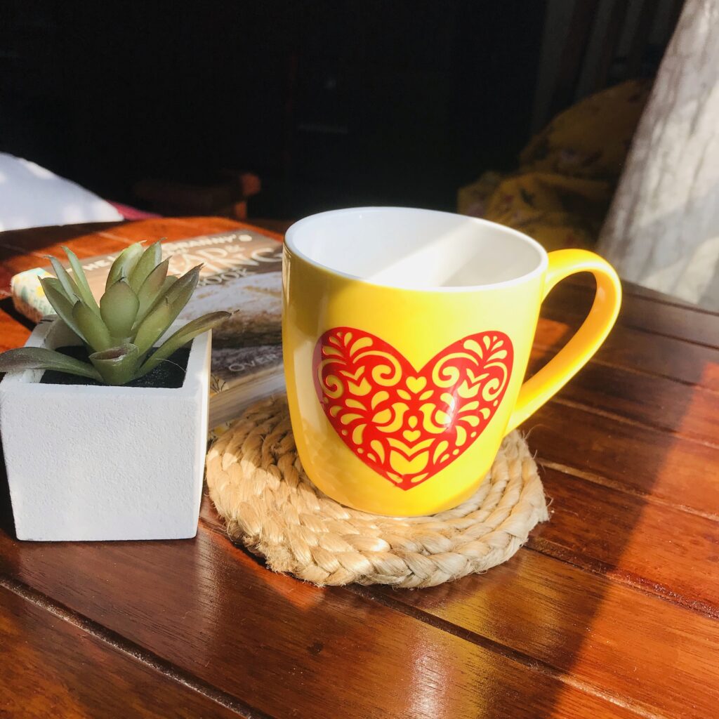 Upcycled Coffee Mug with Cricut Joy